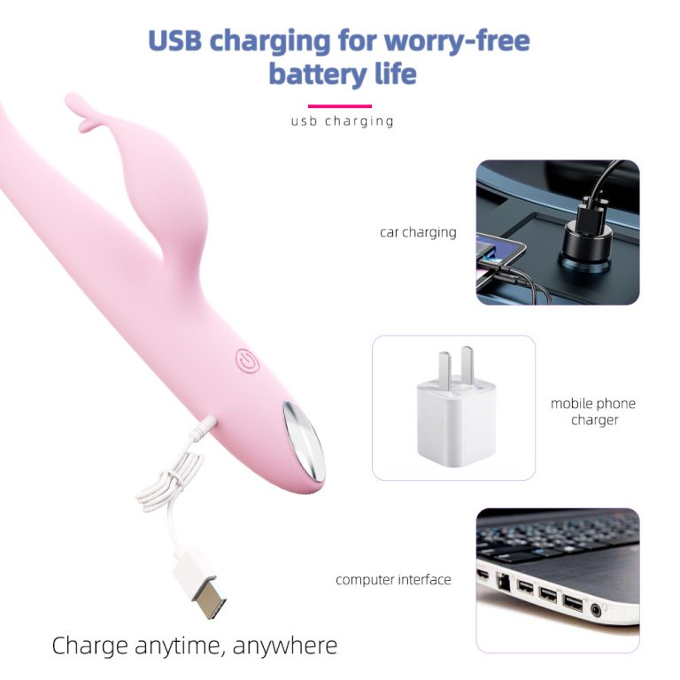 Shirley rechargeable double G-spot vibrator female masturbation massage vibrator - Image 8