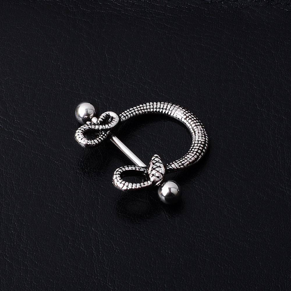 Cross-border commodity fashion puncture jewelry non-mainstream milk nail breast ring sexy medical steel umbilical ornaments - Image 4