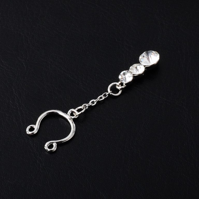 Cross-border Fashion Sexy Body Piercing Jewelry Non-perforated Breast Ring Accessories Nipple Nail Breast Ring Clip - Image 4