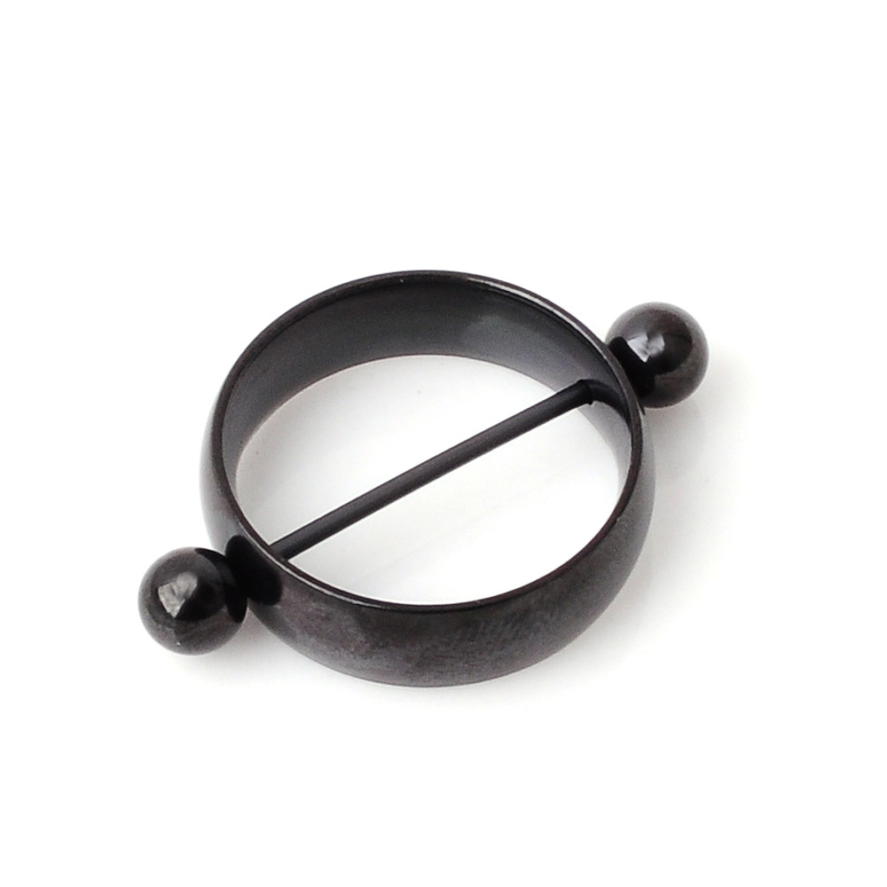 Hot-sale Non-perforated Adjustable Stainless Steel Piercing Ornaments Emulsion Ring Electroplated Emulsion Ring Clip - Image 4