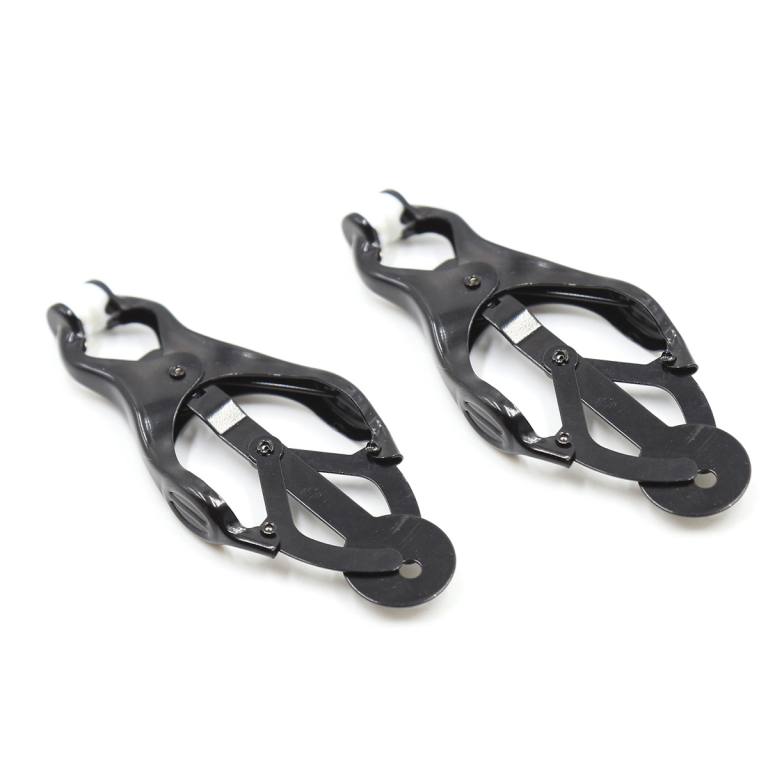 Silver SM sexy nipple clamps for women - Image 3