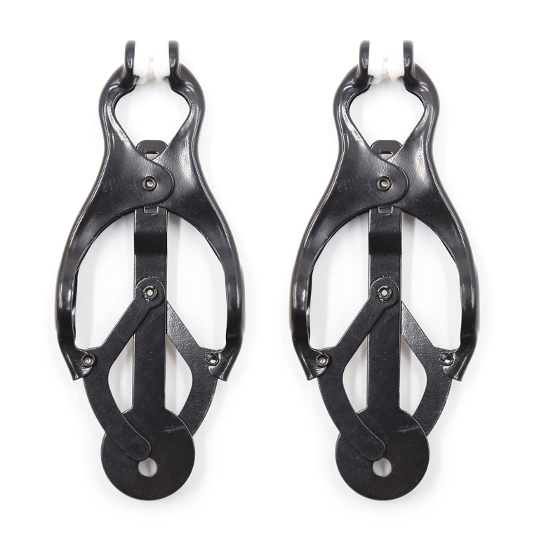 Silver SM sexy nipple clamps for women - Image 4