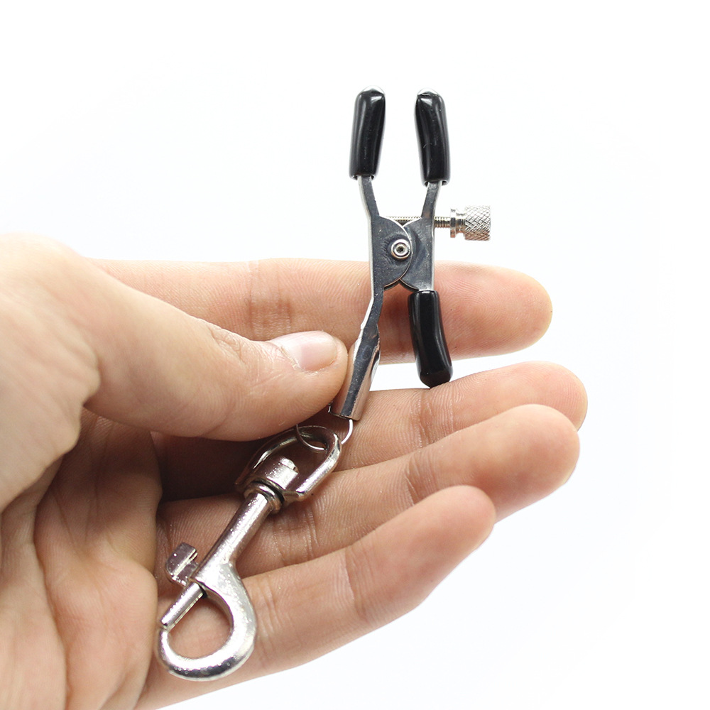 Adjustable Nipple Clamps with Hooks - Adult Sensory Play & Teasing - Image 5