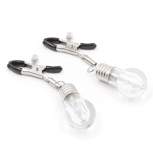Black Rubber Cap Adjustable Color Light Bulb Nipple Clamp