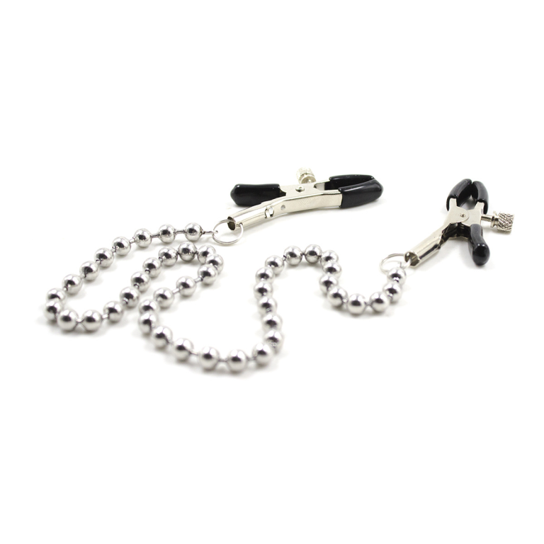 Adult sex toys, sexy beads, nipple clamps, couples foreplay, flirting, SM, nipple training props - Image 4