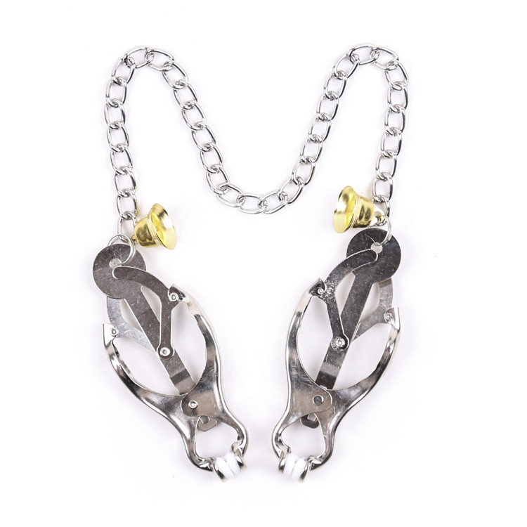 Couples, sex toys, alternative toys Adult sex toys for men and women, bell nipple clamps, labia clamps