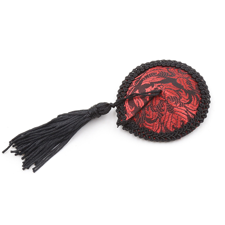 Alternative round sex toys, silicone nipple stickers, black tassels, adult passion women, SM toys, breast stickers for couples - Image 8