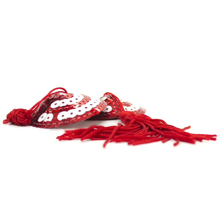 Human sex toys, red scale nipple stickers, couples flirting SM nipple training props - Image 9