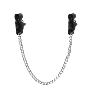Adult Iron Chain Nipple Clamps: Metal Bondage Sex Toys for Couples