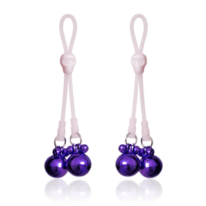 Luminous Nipple Clamps: Adjustable Silicone Skull Nipple Jewelry for Play