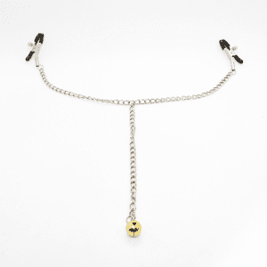 Punk Nipple Clamps: Metal Chain Bell Erotic Flirting Training Toy for Couples