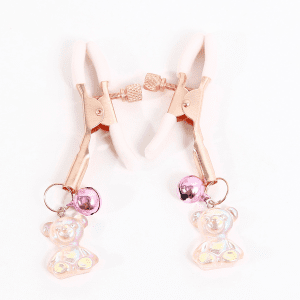 Bear Nipple Clamps: Adult Foreplay Flirting Training Props - 4 Colors