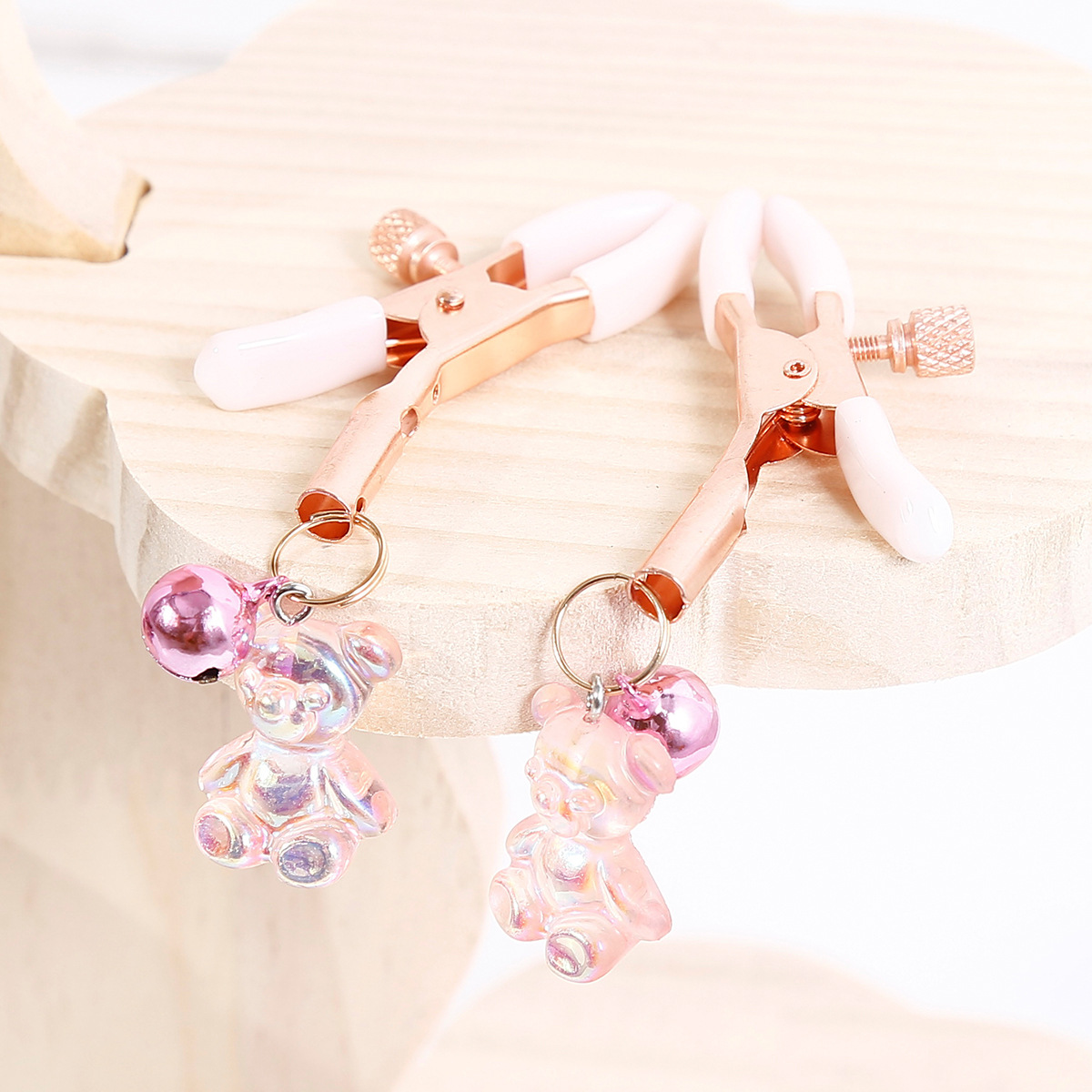 Bear Nipple Clamps: Adult Foreplay Flirting Training Props - 4 Colors - Image 5