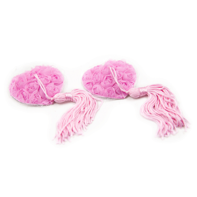 Bondage toy nipple stickers scattered rose bondage black nipple stickers - Image 3