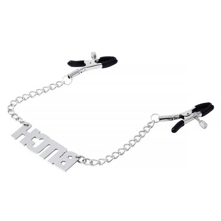 Adult sex products iron chain letter nipple clamps couples flirting toys SM nipple clamps - Image 3