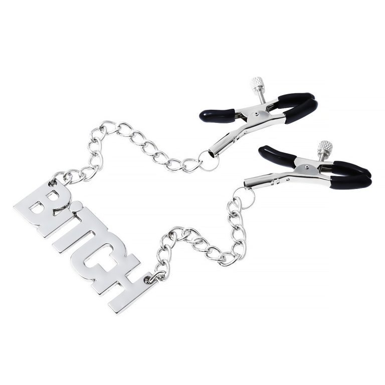 Adult sex products iron chain letter nipple clamps couples flirting toys SM nipple clamps - Image 6