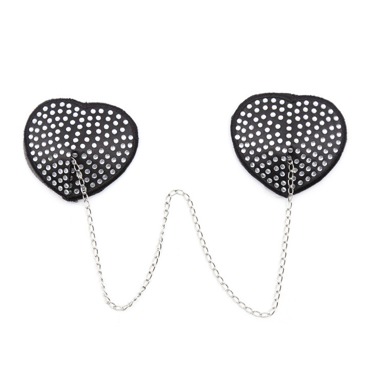 Diamond silicone chain nipple stickers SM sex toys pink female toy breast stickers adult sex toys