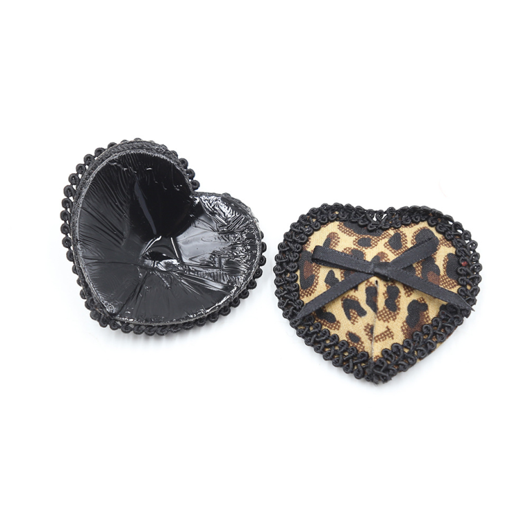 Black tassel leopard print breast stickers adult product silicone love nipple stickers lace sex female tools couples - Image 6