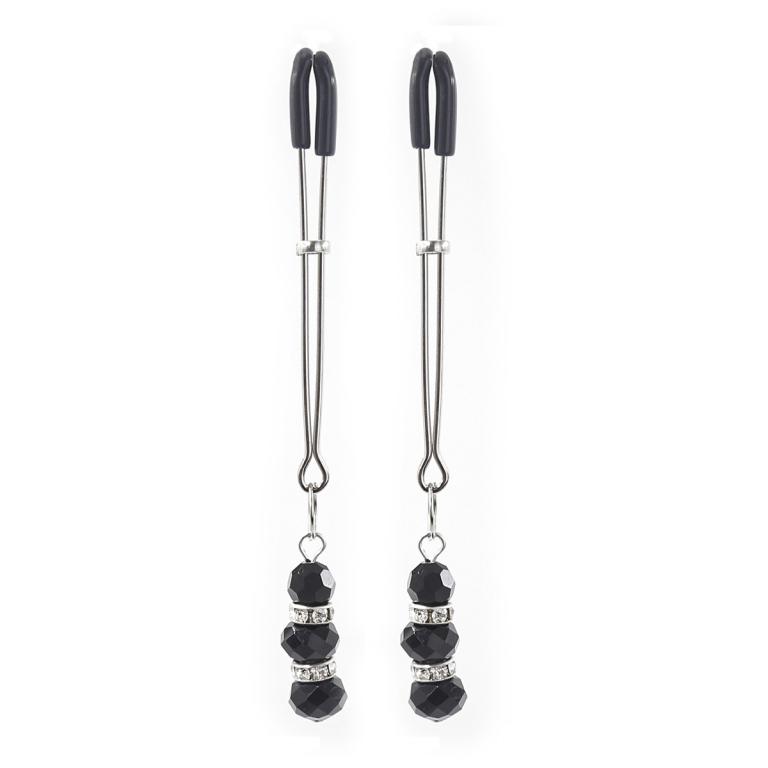 Gold sex nipple clips adjustable size extended diamond clips female equipment breast flirting toys