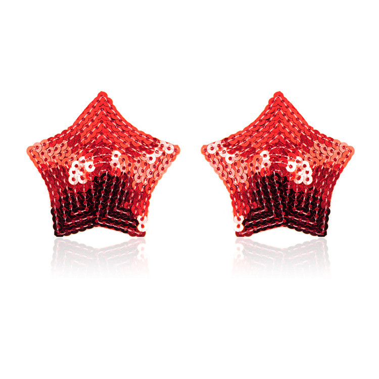 Adult products, sequined nipple stickers, casual bondage, five-pointed star sex breast stickers, female tools for flirting