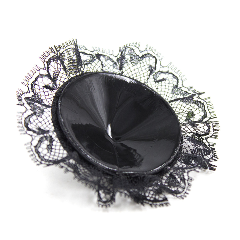 Lace sex nipple stickers black breast suction breast stickers accessories sexy nipples and breast stickers sex health bow transvestite - Image 3