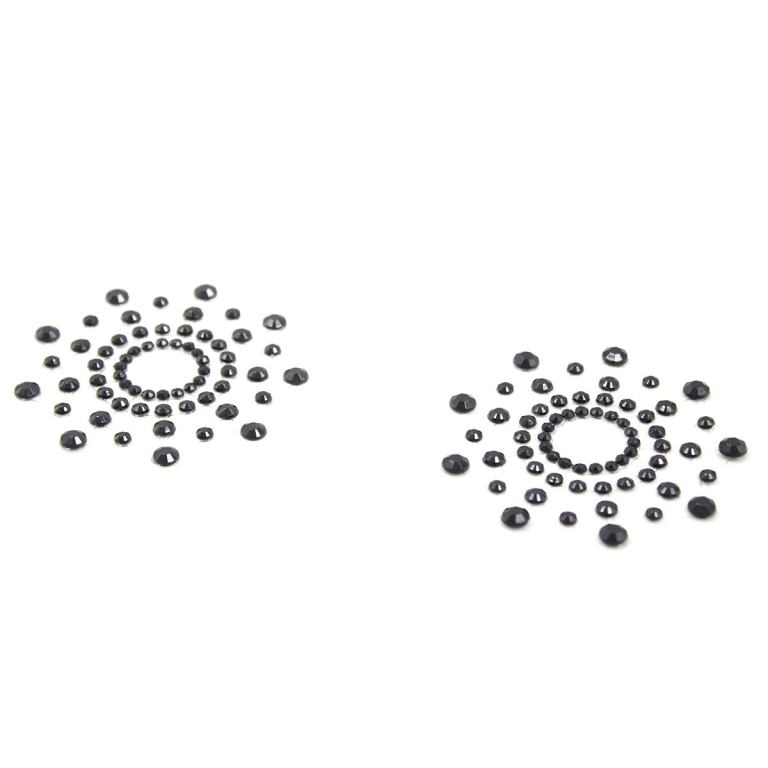 Transparent sexy nipple stickers plastic round adult SM dog slave products breast stickers couple toys rhinestones - Image 3