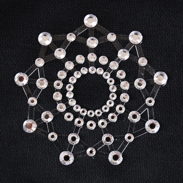 Transparent sexy nipple stickers plastic round adult SM dog slave products breast stickers couple toys rhinestones - Image 6