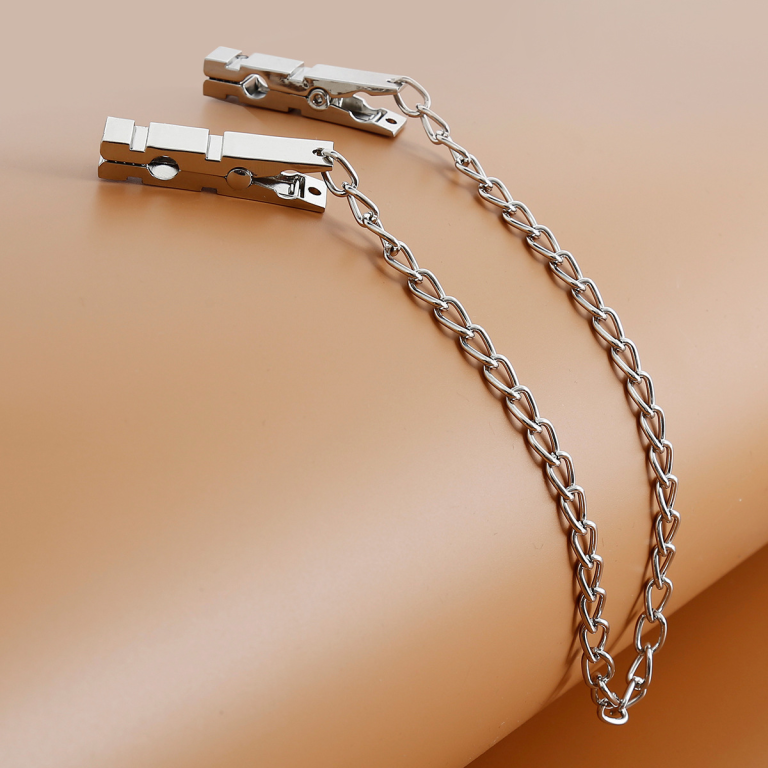 Sexy original ecological zinc alloy nipple clamps adult sexy nipple clamps SM bondage metal sex products clamps - Image 9