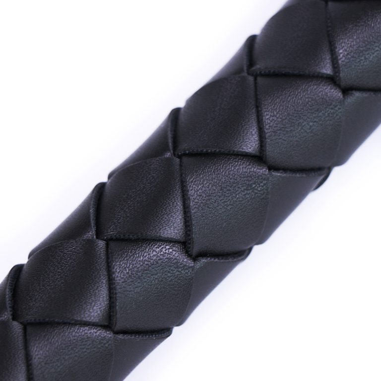 Foreign trade supply adult supplies PU loose whip iron ring props mixed black and red leather whip sex toys manufacturers - Image 4