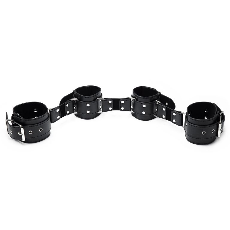 Leather hand and foot binding, SM fun, bondage, flirting, training toys - Image 3