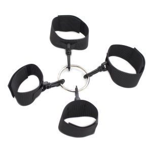 Nylon Hand and Foot Cuffs: Adult Bondage Restraints for Play