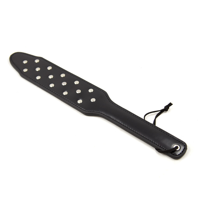 adult supplies leather racket with nails lengthened thin leather PU props husband and wife toy leather racket