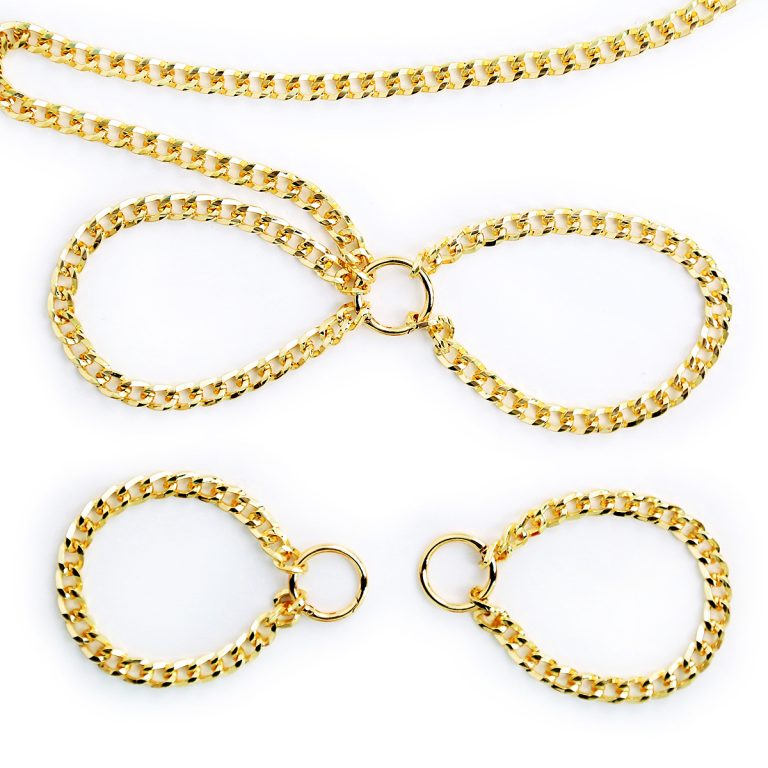Iron chain toy hand and neck sleeve, handcuffs, female sex toys, hand binding, adult toy gold chain - Image 4