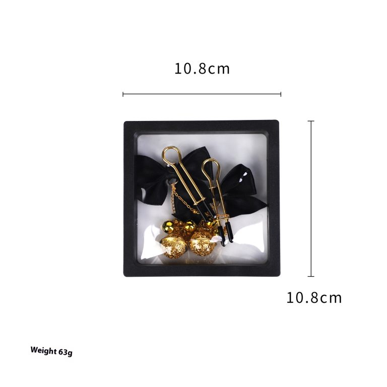 Adjustment sm Props Bell Fun Nipple Clip Bow Fun Nipple Clip SM Nipple Clip Alternative Adult Supplies - Image 5