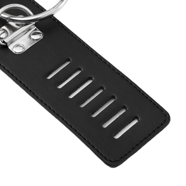 Adult products, cross iron pipe handcuffs, locked black sex toys, tied hands, health products - Image 5