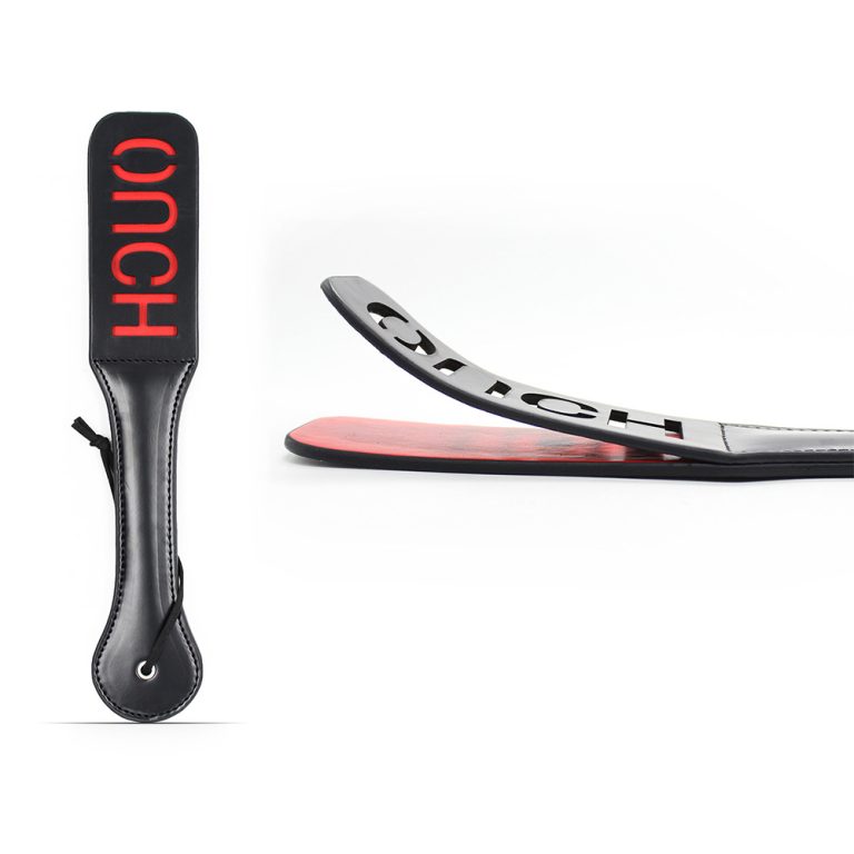 Sex toys black two-layer Pat pink leather adult five-pointed star hand pat red PU leather pat women's utensils - Image 10