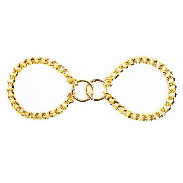Iron chain toy hand and neck sleeve, handcuffs, female sex toys, hand binding, adult toy gold chain - Image 9