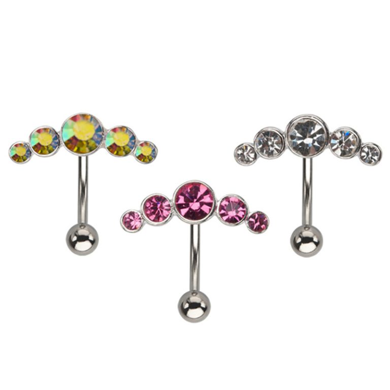 Fashion Piercing Jewelry European and American Diamond Nail Nail Nail Nail Belly Dance Nail Nail Ornaments
