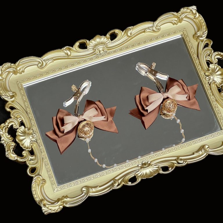 Neverland Ranch smsexy nipple clamp punishment butterfly bell ring tuning collar traction fox tail butt plug - Image 6
