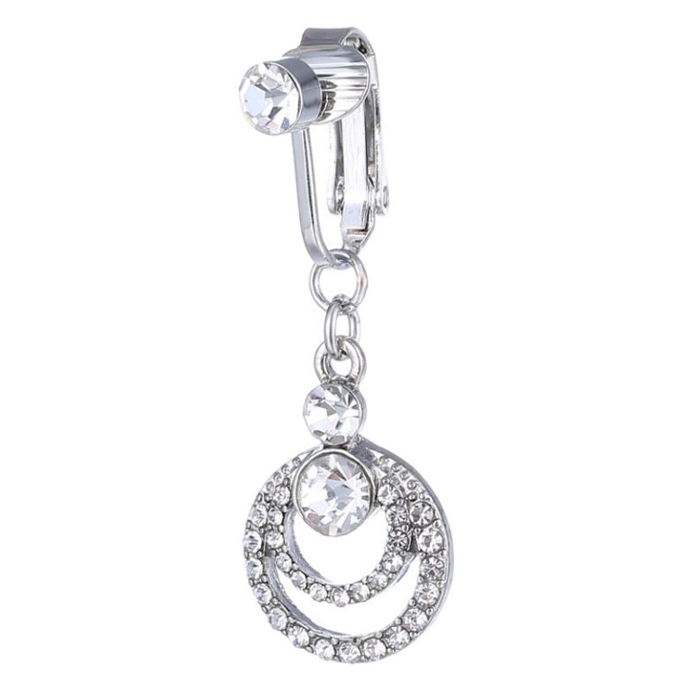 European and American jewelry non-perforated fake belly button ring navel nail earrings Jewelry earrings ear clips