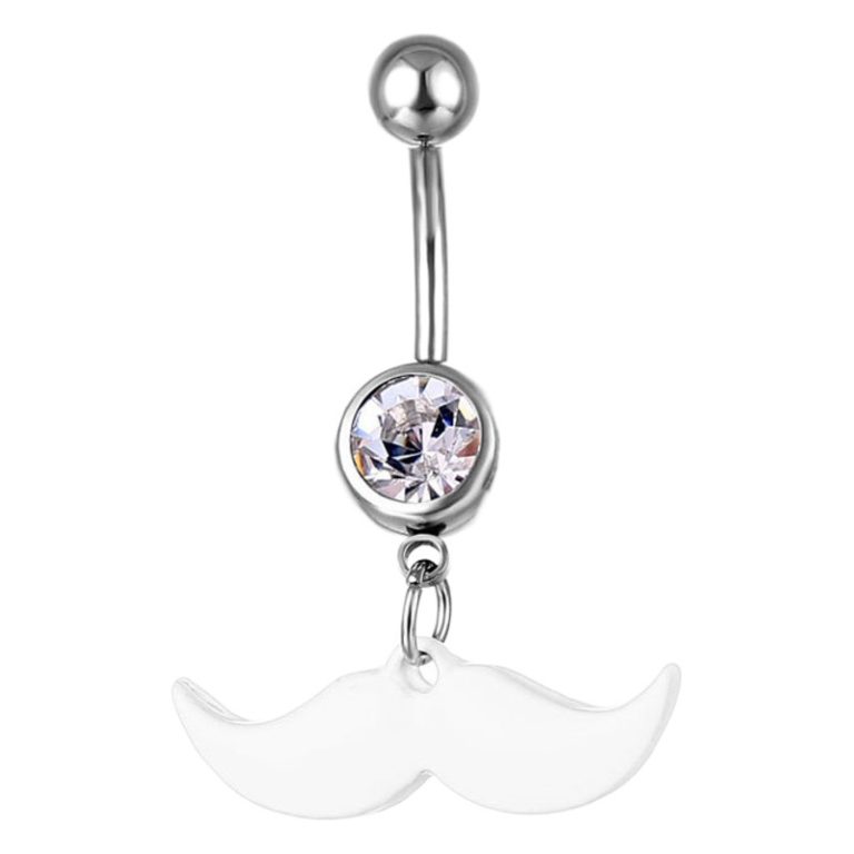 European and American fashion navel ring navel nail baking varnish navel ring puncture jewelry