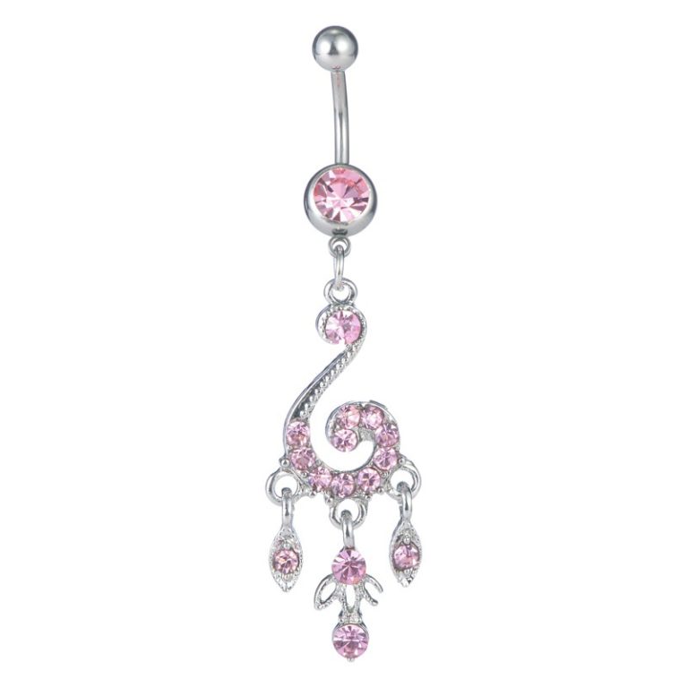 body piercing jewelry umbilical ring creative jewelry umbilical ring alloy diamond pendant umbilical ring