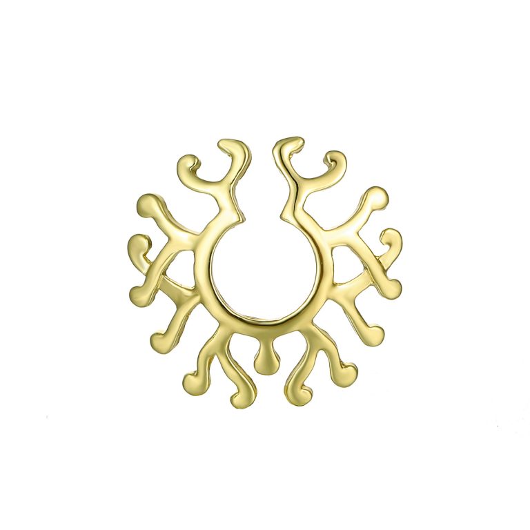Electroplating multi-graphic combination rodless rodless fake breast ring milk clip - Image 3