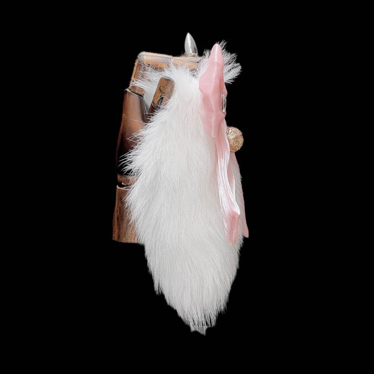 25CM Cute Fox Real Hair Tail Anal Plug Pink Bow Bell Ring SM Sex Supplies Rear Court Task Tone - Image 4