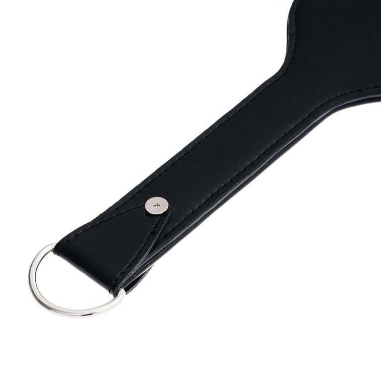 Foreign trade export racket spike plum metal diamond pattern leather racket PU black North American nightclub party Meat Racket - Image 6