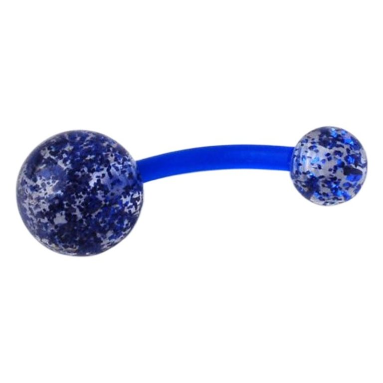 Amazon hot selling UV acrylic navel ring body piercing jewelry European and American hot selling navel buckle navel nail
