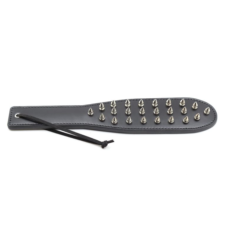Fun leather racket spike long handle PU adult supplies husband and wife props racket to figure sample spot women's use - Image 7
