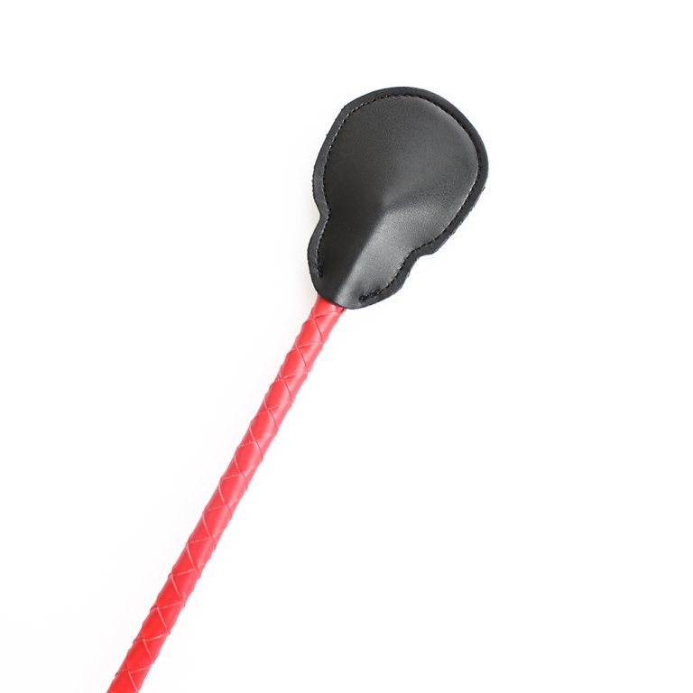 adult supplies leather racket scattered racket skull couple flirting toy red Foreign trade original order whip - Image 3