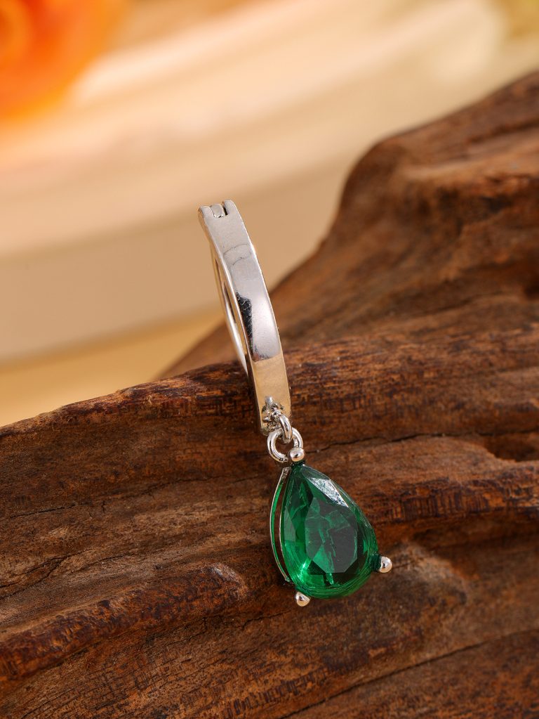 Europe and the United States cross-border new ins style simple feminine texture drop pendant navel ring copper inlaid zircon navel buckle - Image 7