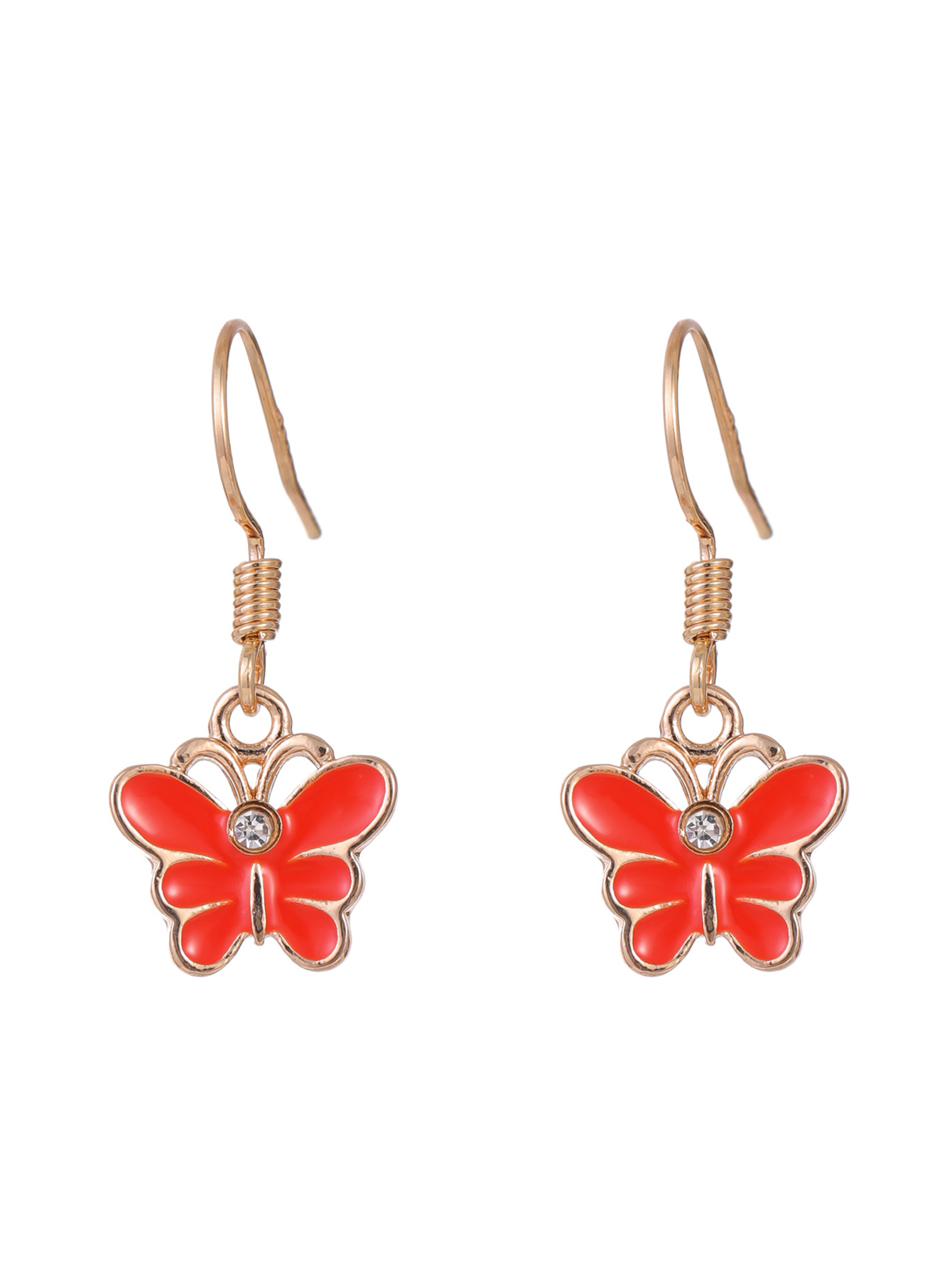 Cartoon cute color alloy oil drop love stars butterfly nose nail manufacturers wholesale - Image 7